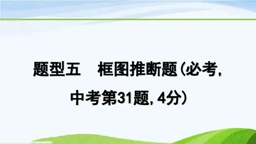 中考总复习化学5-题型五 框图推断题