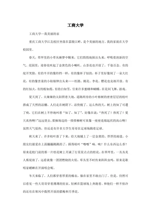 工商大学_小学三年级作文600字_1