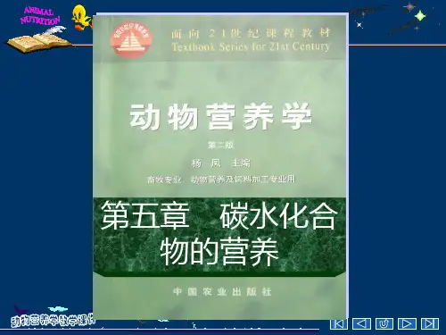 碳水化合物--动物营养学