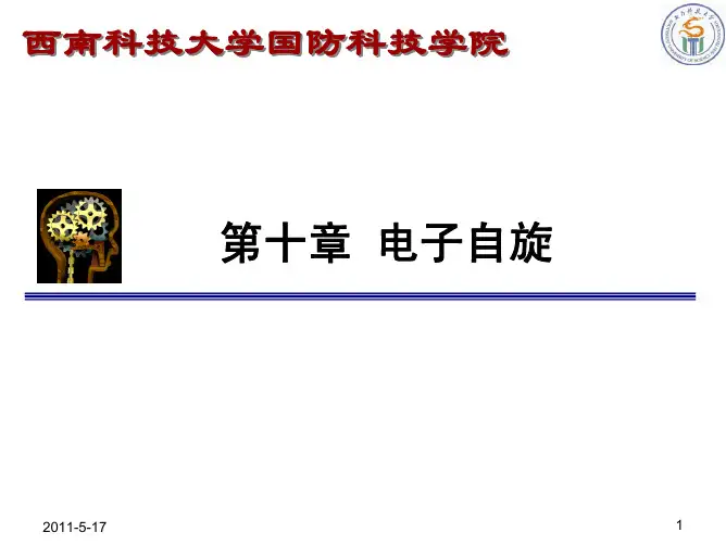 第十章 电子自旋