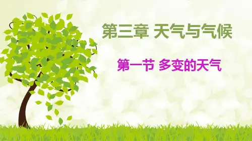 《多变的天气》PPT课件1