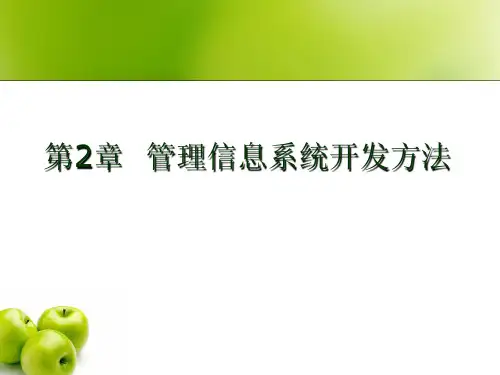 管理信息系统的方法.
