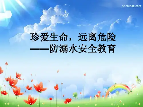 防溺水主题班会_ppt课件