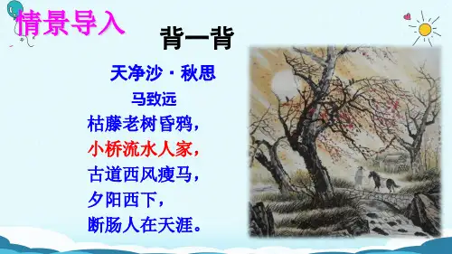 五年级上册语文课件8 小桥流水人家(人教版)(共35张PPT)