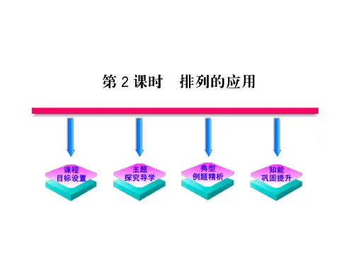 高中数学(北师大)选修2-3课件：第1章 排列 第二课时参考课件