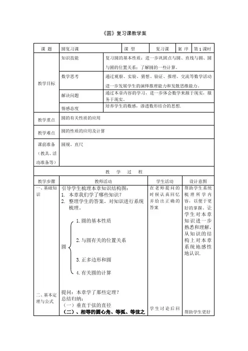 圆(教案)