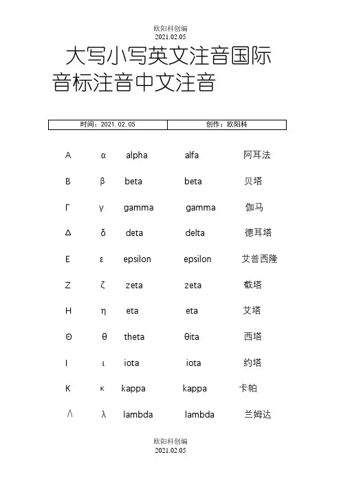 高等数学中符号的读法及功能 (挺全的)之欧阳科创编