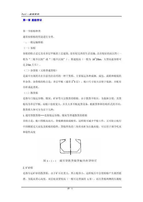 船舶常识