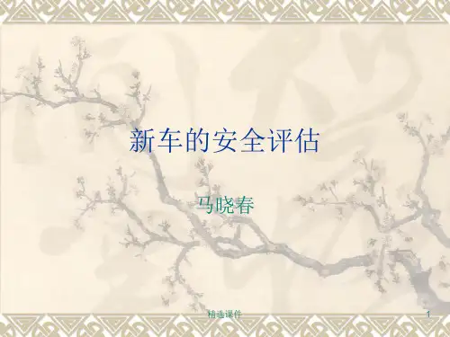 《新车的安全评估》PPT课件