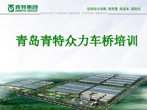 青岛青特众力车桥课件