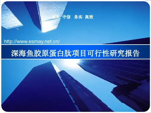 深海鱼胶原蛋白肽项目可行性研究报告