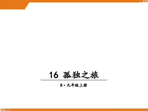 人教版语文九年级上册16孤独之旅[2]-课件