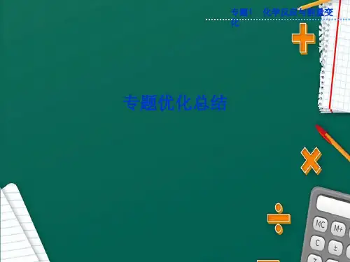 【苏教版.高中化学】选修四专题1《化学反应与能量变化》ppt复习课件
