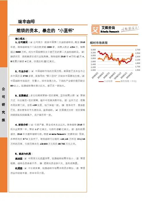 【艾媒】2019瑞幸咖啡公司研究报告