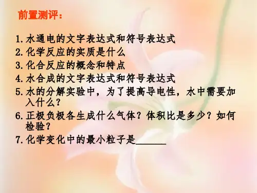 鲁教版六三制初三化学第二章第三节《原子的构成》