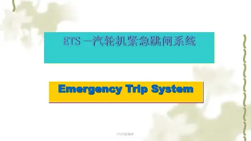 ETS汽机保护课件