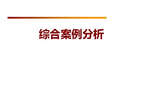 理财规划(综合案例分析)ppt课件