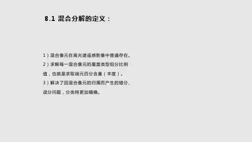 高光谱遥感影像混合像元分解.pptx