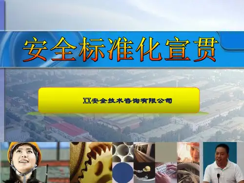 安全生产标准化评审之安全投入宣贯课件