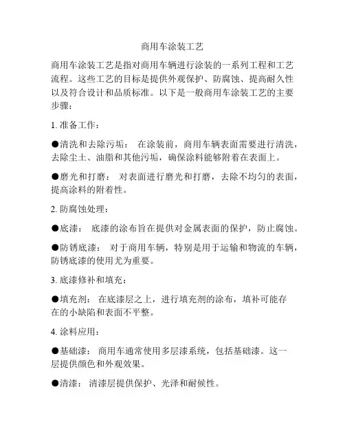 商用车涂装工艺