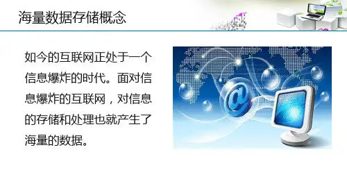 海量数据存储概述
