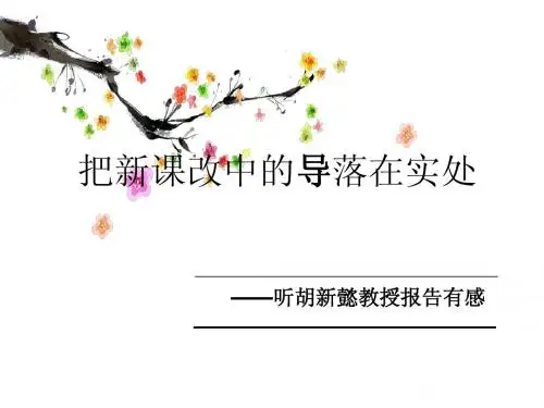 胡新懿报告