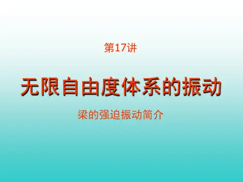 无限自由度体系振动(第17讲,12月3日)