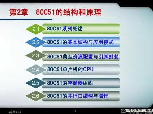 第2章80C51的结构和原理m