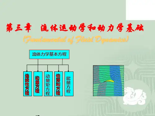 3 流体运动学和动力学基础1