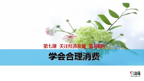 课件2：学会合理消费