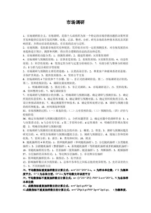 市场调研