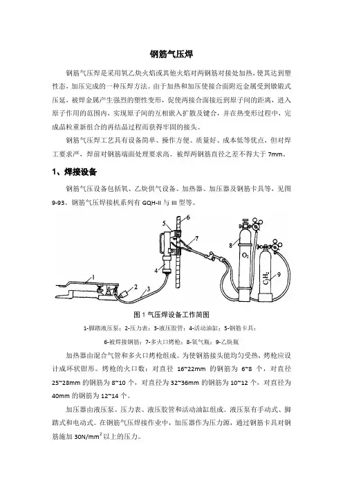 钢筋气压焊
