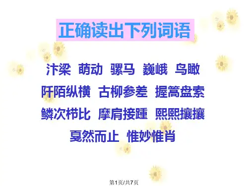 清明上河图课堂演示PPT课件