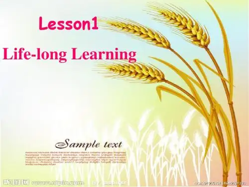 北师大版必修五unit 15 Lesson  1 课件