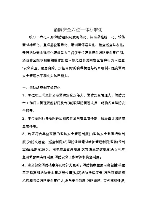 消防安全六位一体标准化