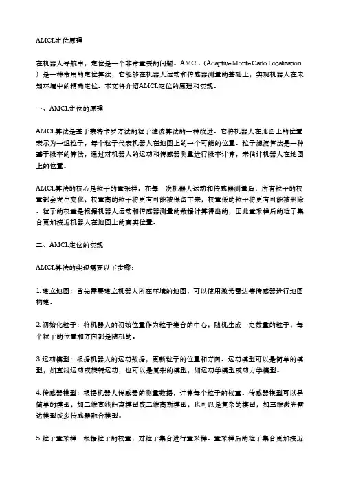 amcl定位原理