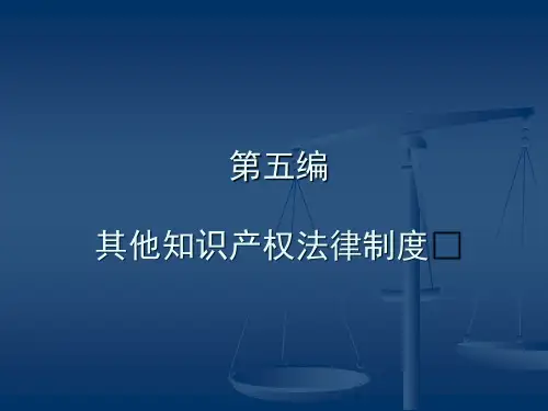 知识产权的国际保护