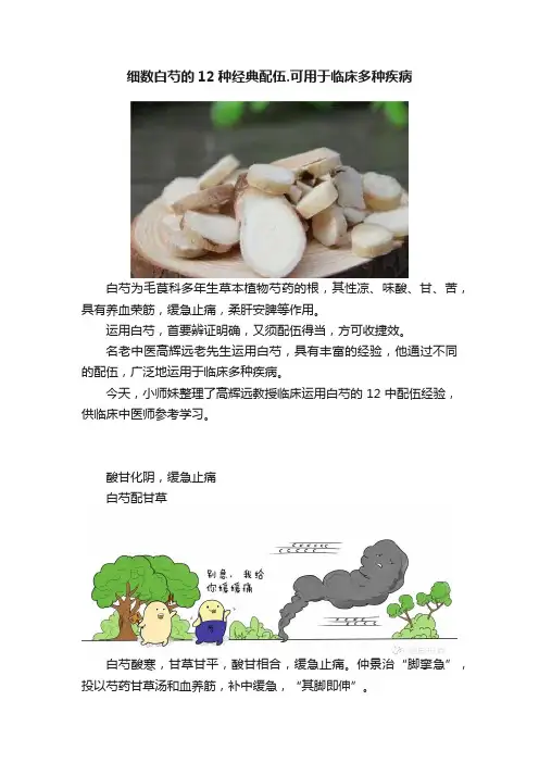 细数白芍的12种经典配伍.可用于临床多种疾病