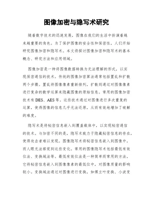 图像加密与隐写术研究
