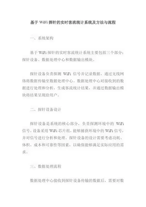 一种基于wifi探针的实时客流统计系统及方法与流程