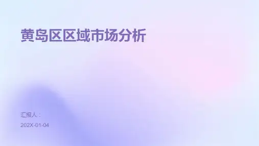 黄岛区区域市场分析