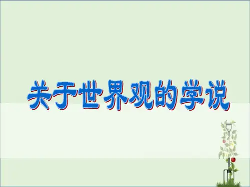 关于世界观的学说修