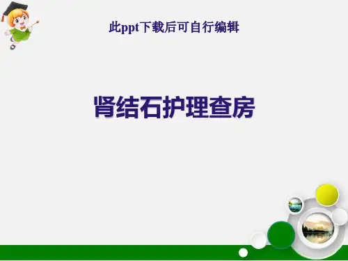 肾结石护理查房ppt课件