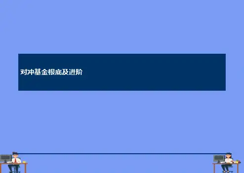 对冲基金基础及进阶完美版PPT