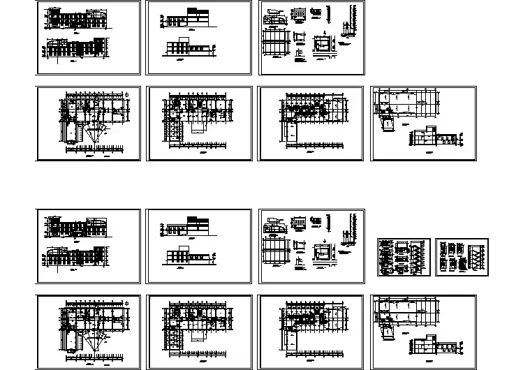 某地区小型办公楼建筑设计施工方案图