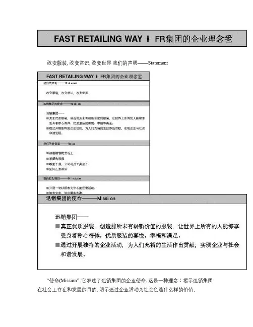 优衣库企业理念