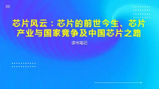 芯片风云：芯片的前世今生、芯片产业与国家竞争及中国芯片之路
