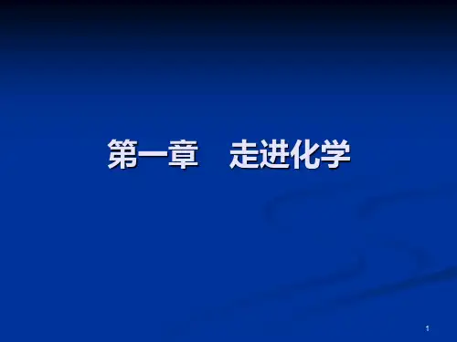 人教版九年级上册 第一单元 走进化学世界 备课指导 (23张PPT)