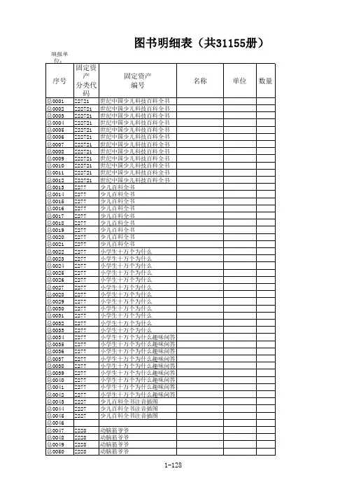 201509汇总图书明细1
