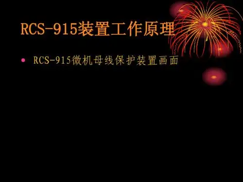 RCS-915装置工作原理